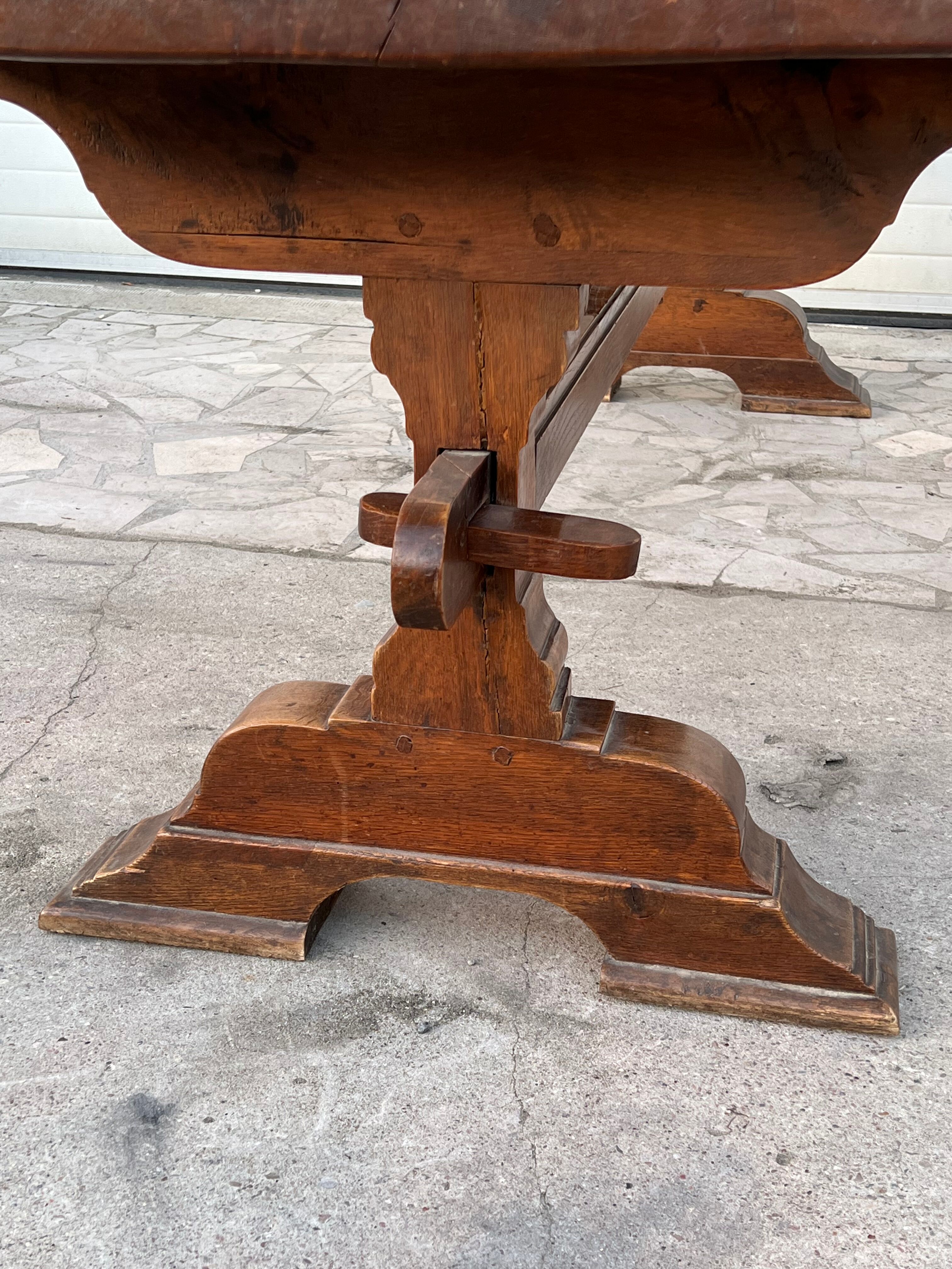 Oak monastery farm table