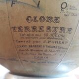 J.Forest illuminated terrestrial globe mid 20th century