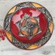 Vintage Moroccan ceramic and stone dish