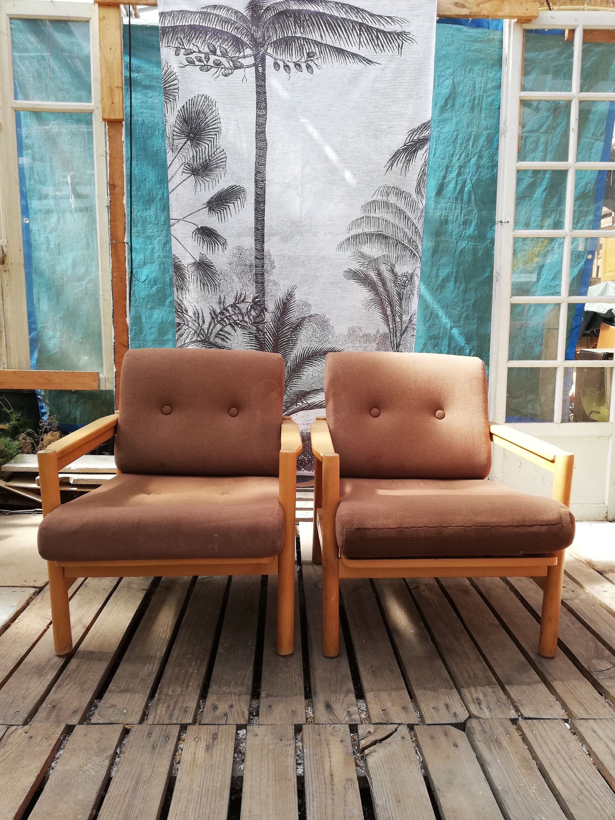 Pair of armchairs