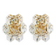 Pair of crystal wall lights by Kinkeldey, Germany, 1970s.