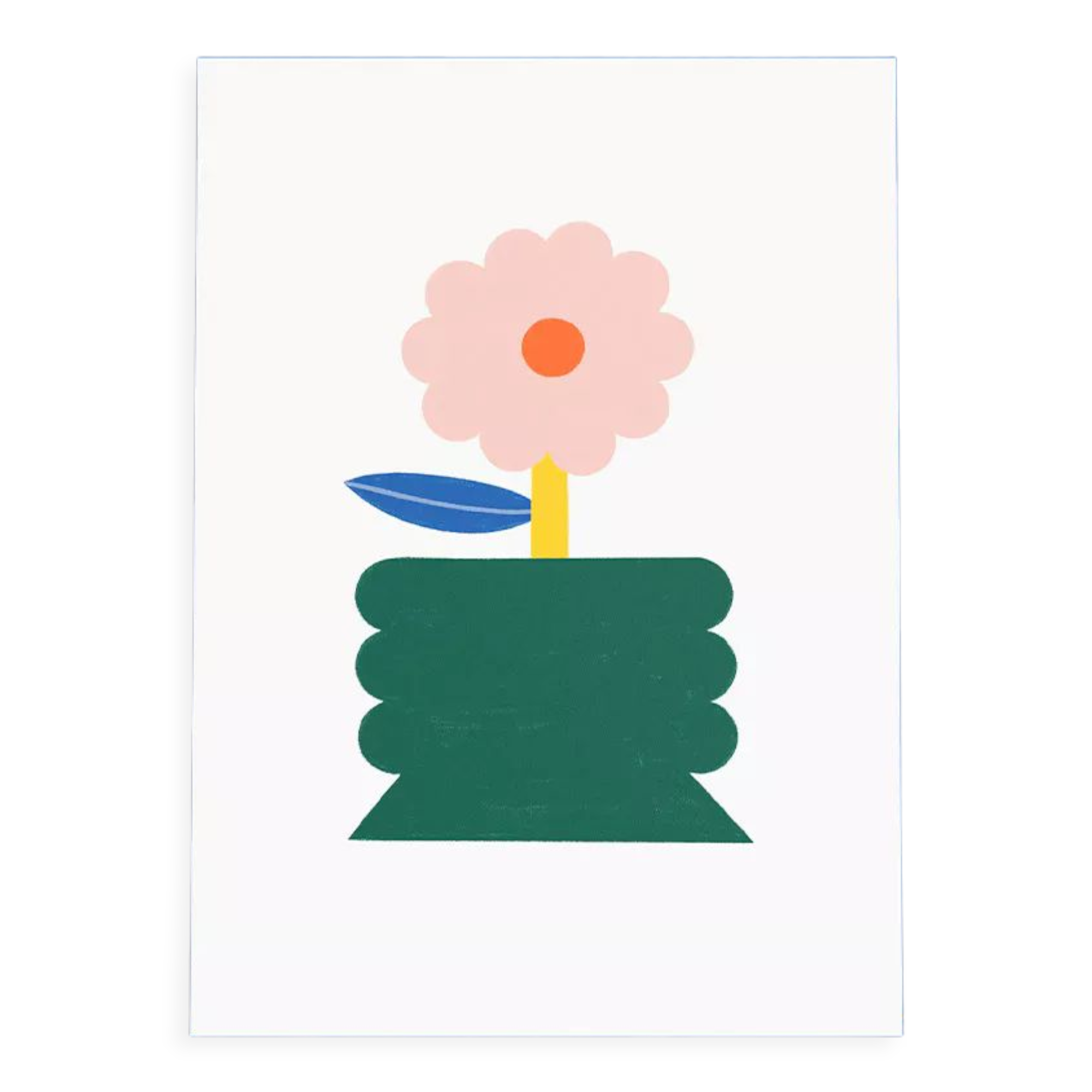 Un petit pot de fleur - affiche kids friendly