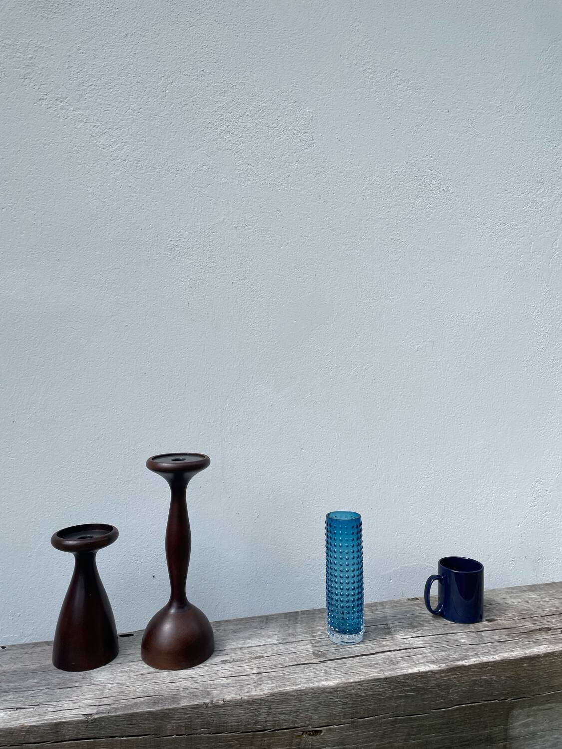 Gral blue glass vase 1960