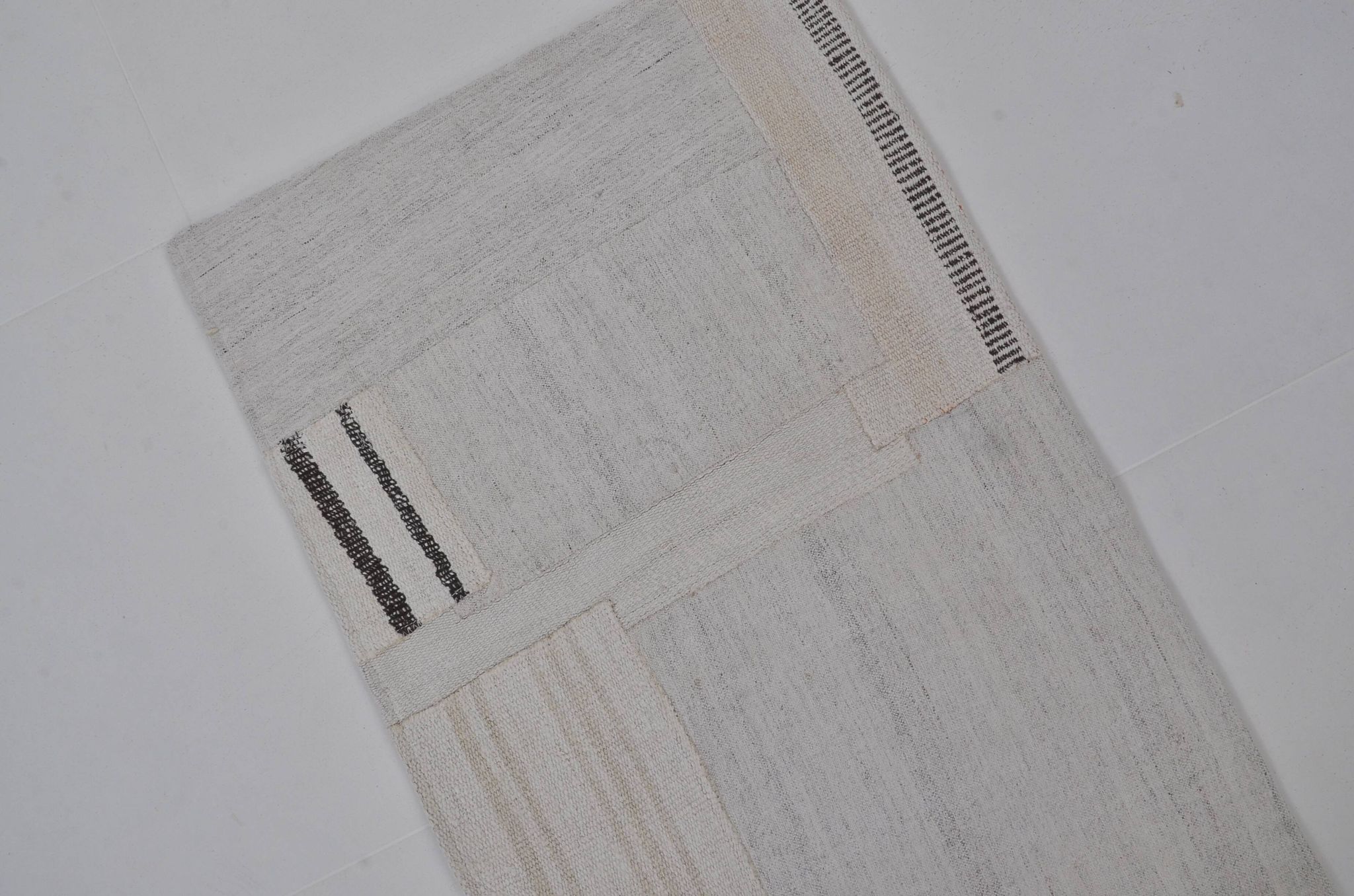 Stripe Vintage Hemp Runner sku 3809