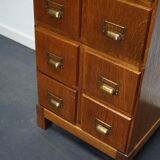 Vintage apothecary furniture in oak, Germany, 1940s