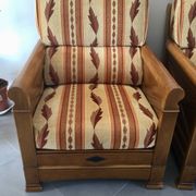 Jacques Leleu - Paire De Fauteuil En Merisier