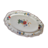 Flowery dish "Agreste" Sarreguemines