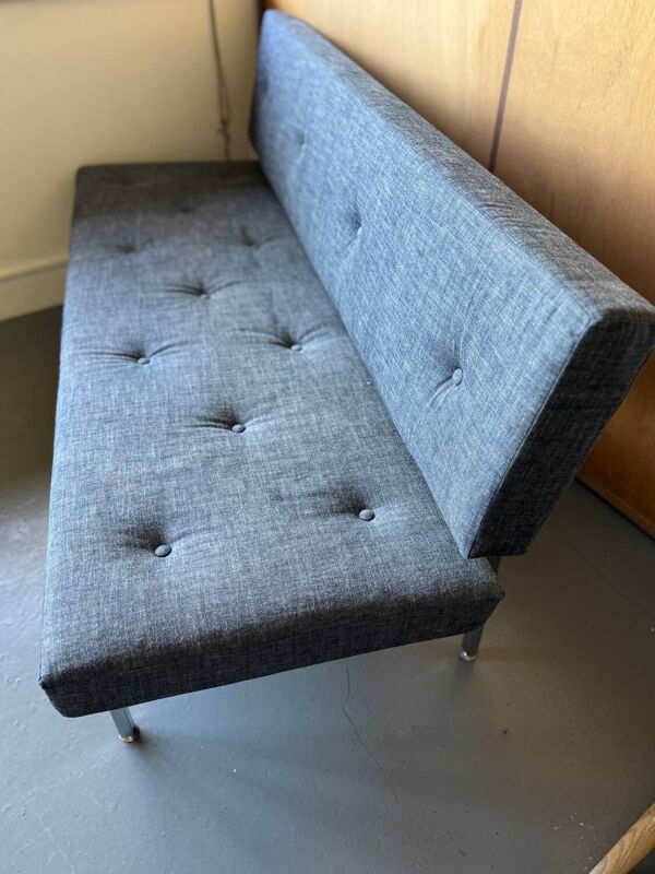 Canapé banquette gris