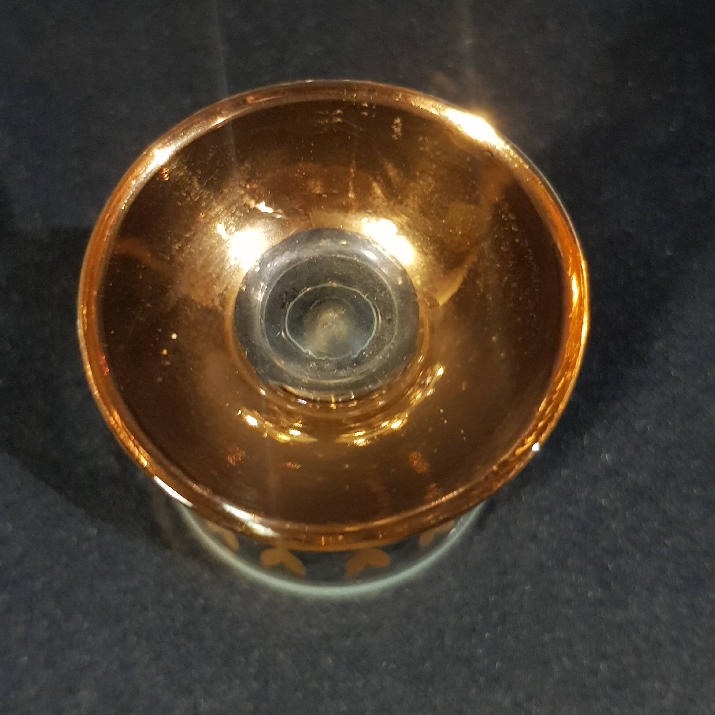 8 old liquor glasses