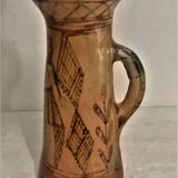 Ancient Berber pottery. Vase, pitcher. Terracotta. XIXth.
