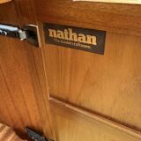 Mid Century Retro Teak Sideboard by Nathan 1960  Squares Danish Design