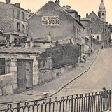 Table HST L'Abreuvoir café de Montmartre Paris 1950 signed C. Fontagne