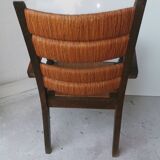 Vintage brutalist armchair