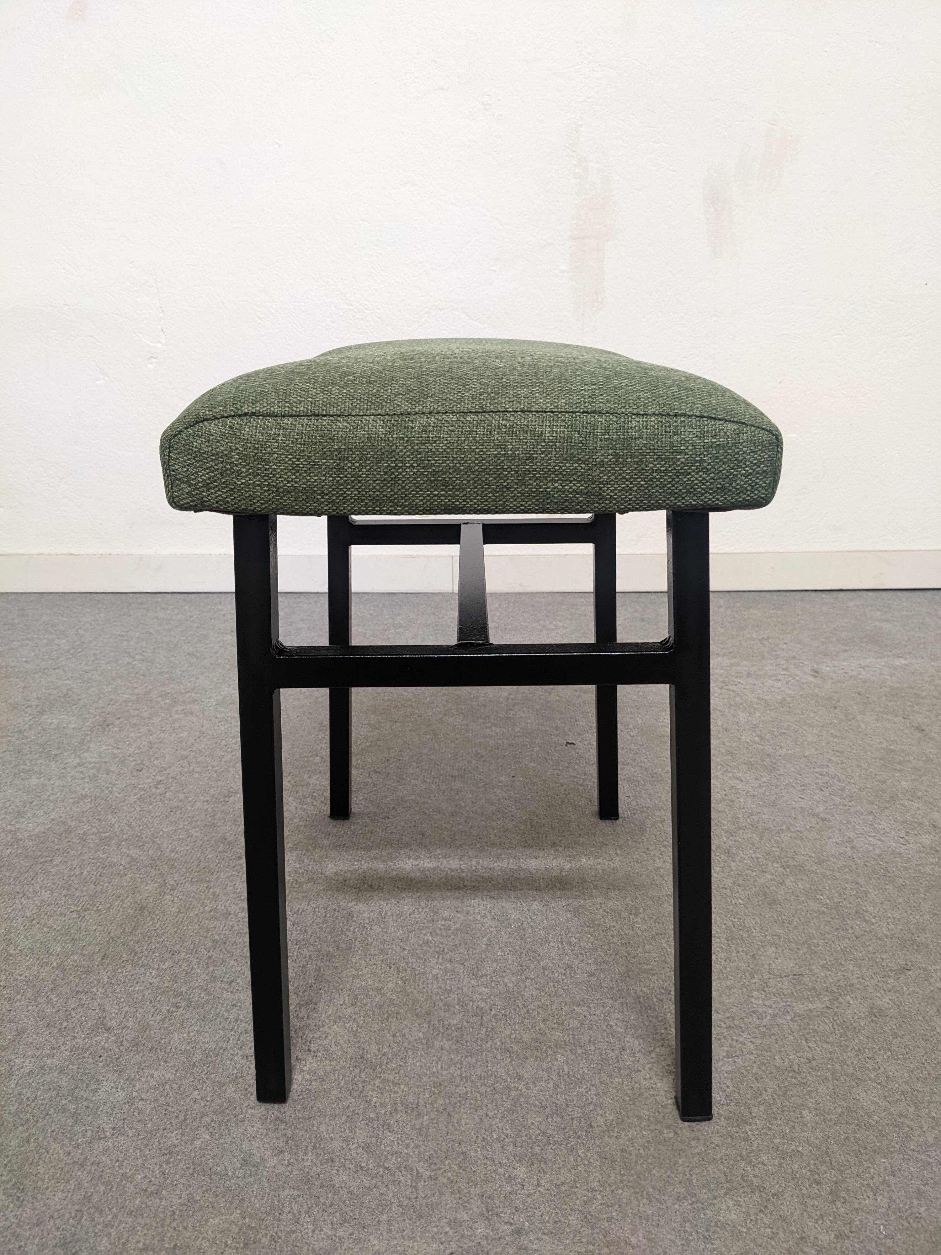 Modernist driver of the 50s/60s and her ottoman