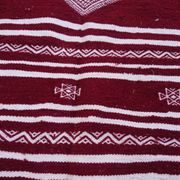 Carpet wool handmade great Bordeaux size250x134cm
