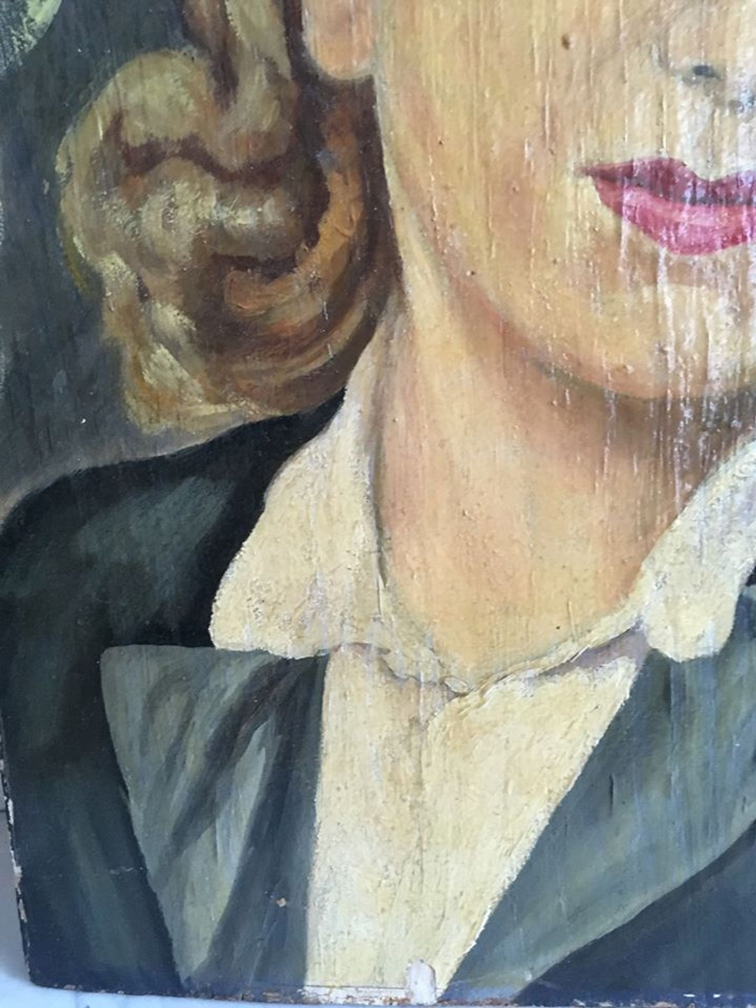 Oil portrait of a woman, 50/60's