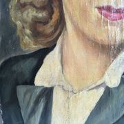 Oil portrait of a woman, 50/60's