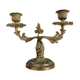 Two-pointed bronze chandelier