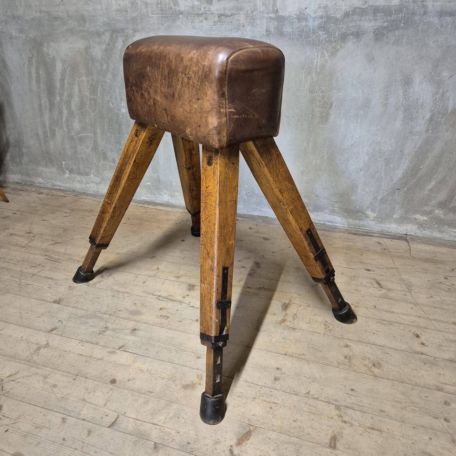 Vintage Gymnastics Vaulting Horse, Czechoslovakia, 1960s