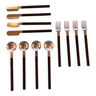 Service de couverts Air France Concorde par Raymond Loewy, années 1970, set de 12