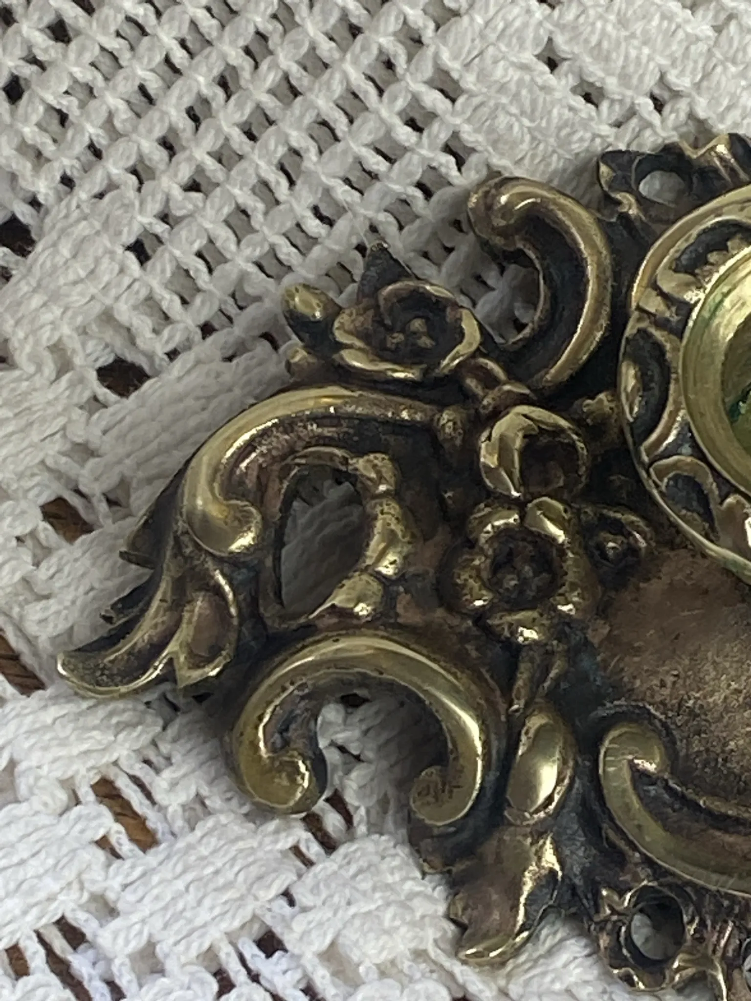 Cave rat bronze candlestick