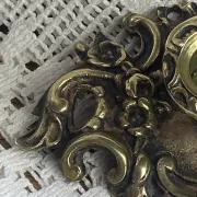 Cave rat bronze candlestick