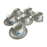 6 tasses à café Haviland Nankin porcelaine de Limoges