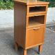 IKEA 1990 wood and frosted glass chest of drawers.