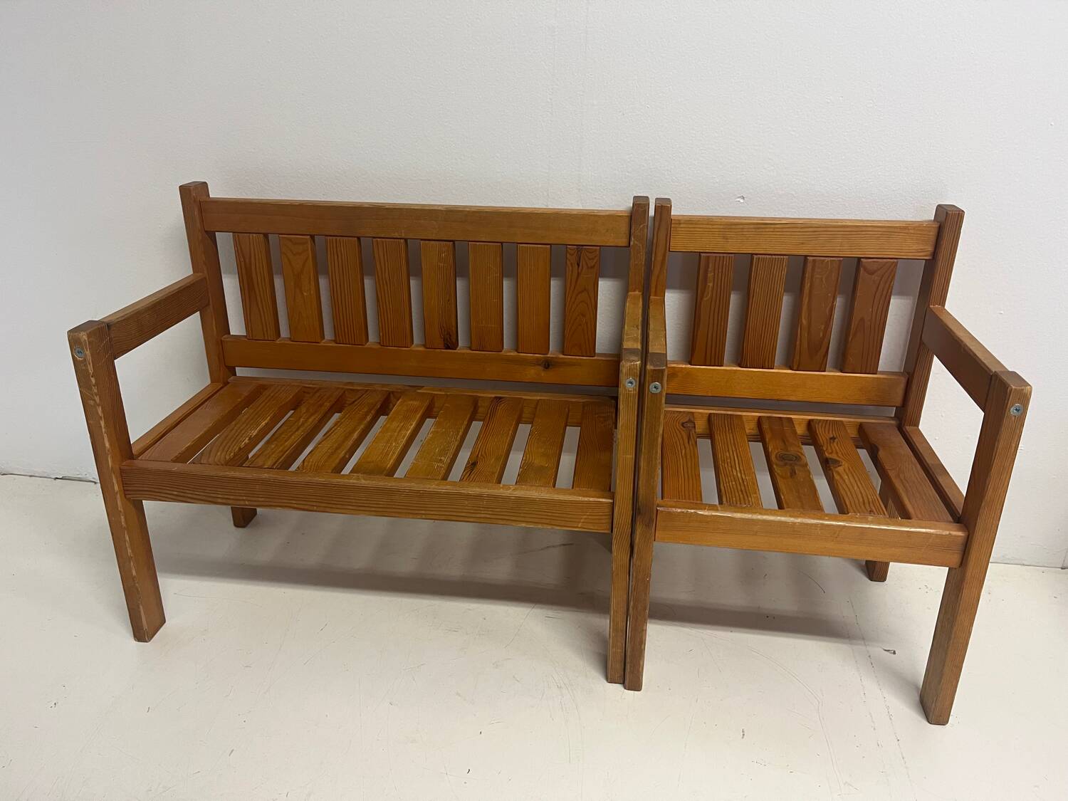 Children's bench and chair