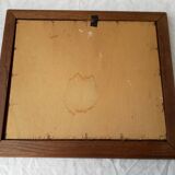 Oil painting on panel, landscape, signed