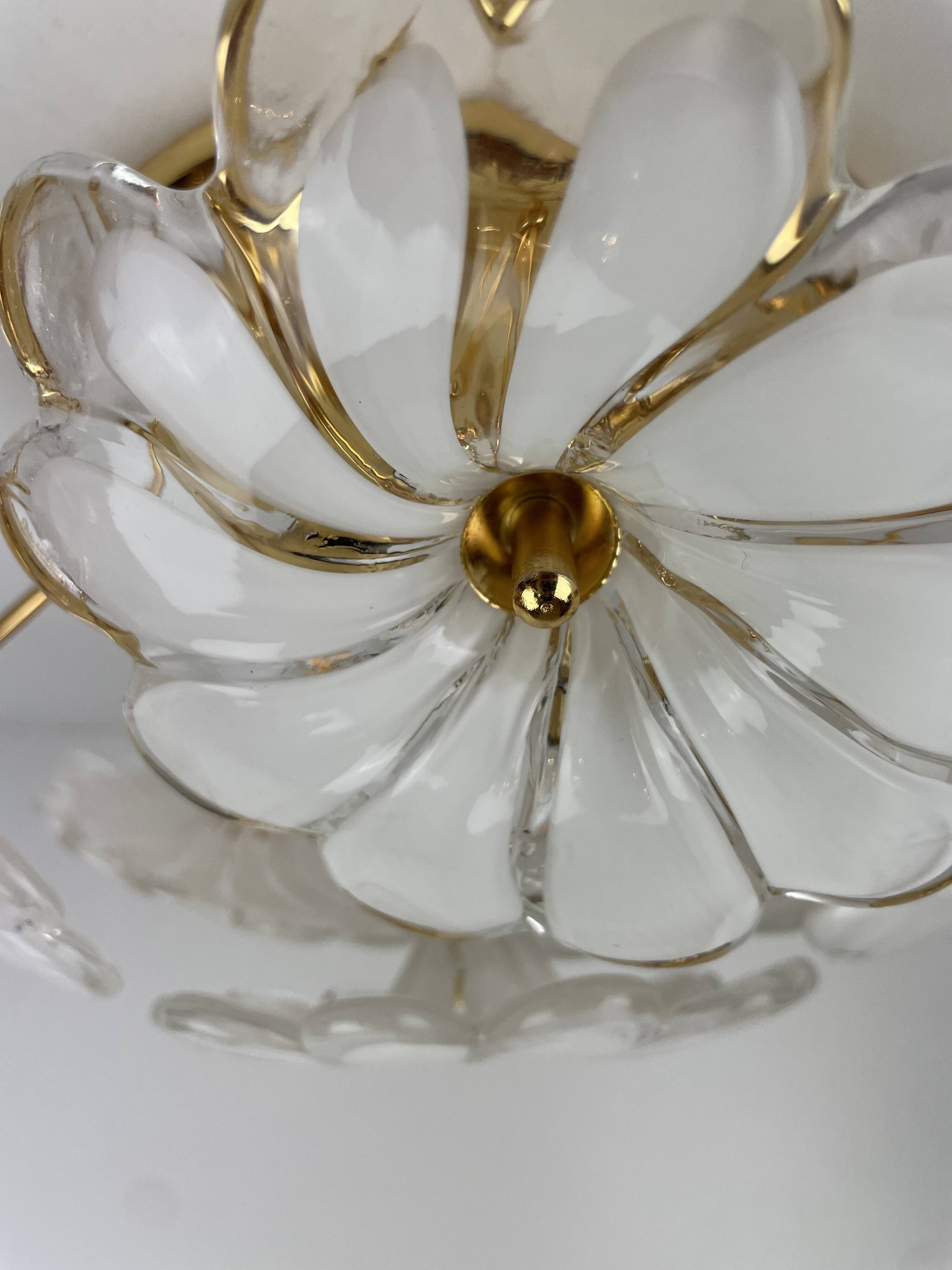 1980' Murano Flower Ceiling Light