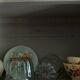 Pair of old fluted glass molds. Kouglof molds / Jam molds