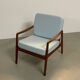 Fauteuils danois en teck par Ole Wanscher années 1960 MidCentury
