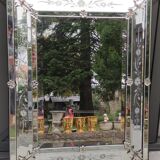 Old Venetian mirror closed