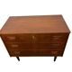 Vintage teak chest of drawers / mid-century wardrobe