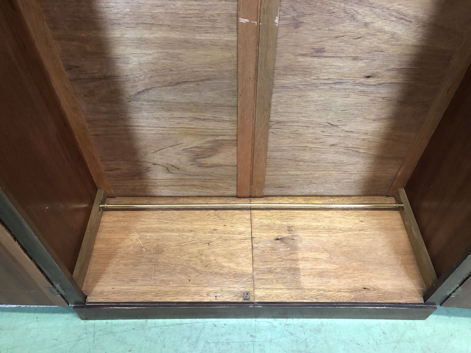 English art deco walnut closet