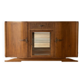 Art Deco enfilade from the 1930s in walnut.