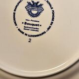 Set of 11 Villeroy and Boch Bouquet model dessert plates