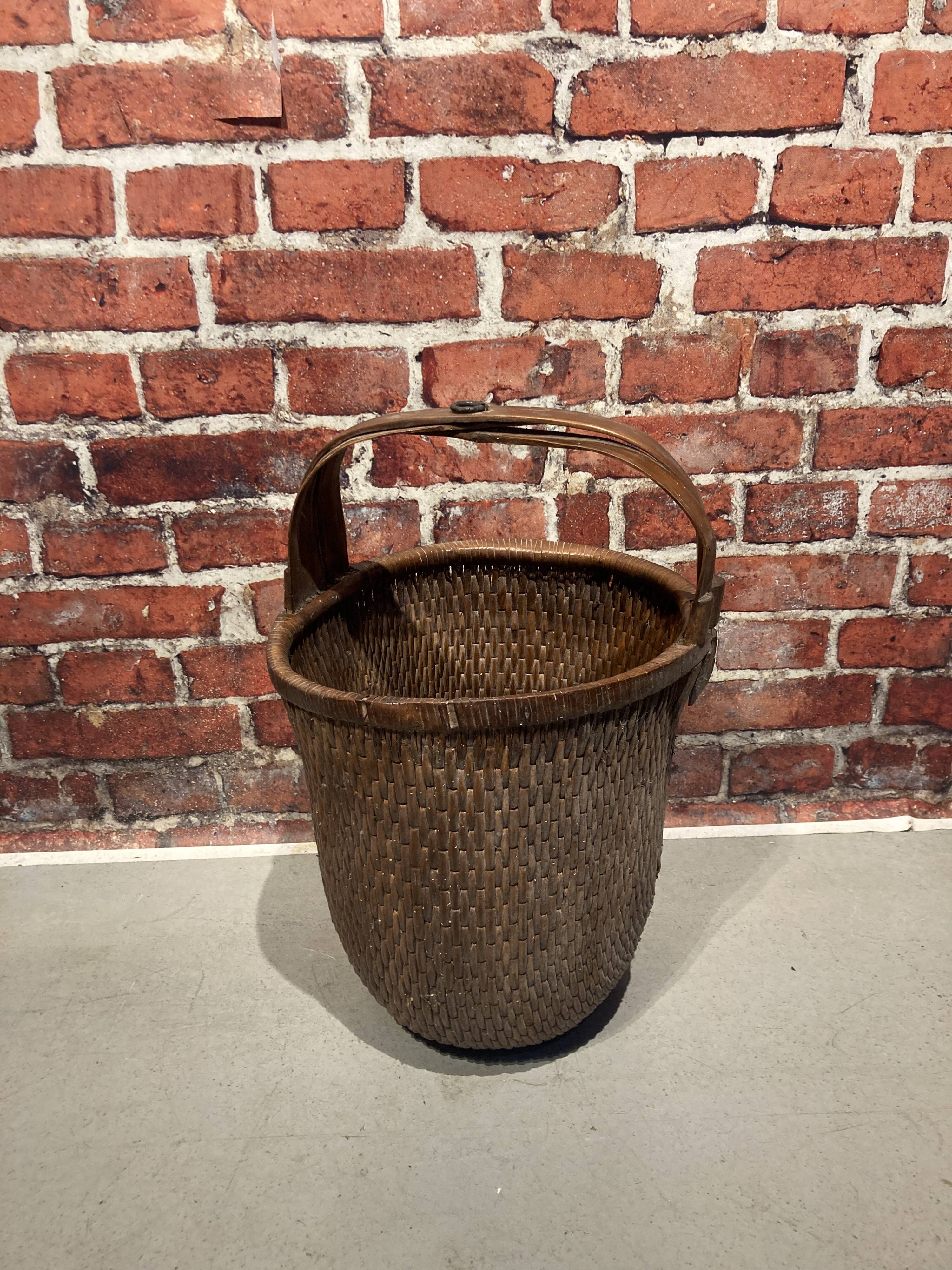 19th century China basket