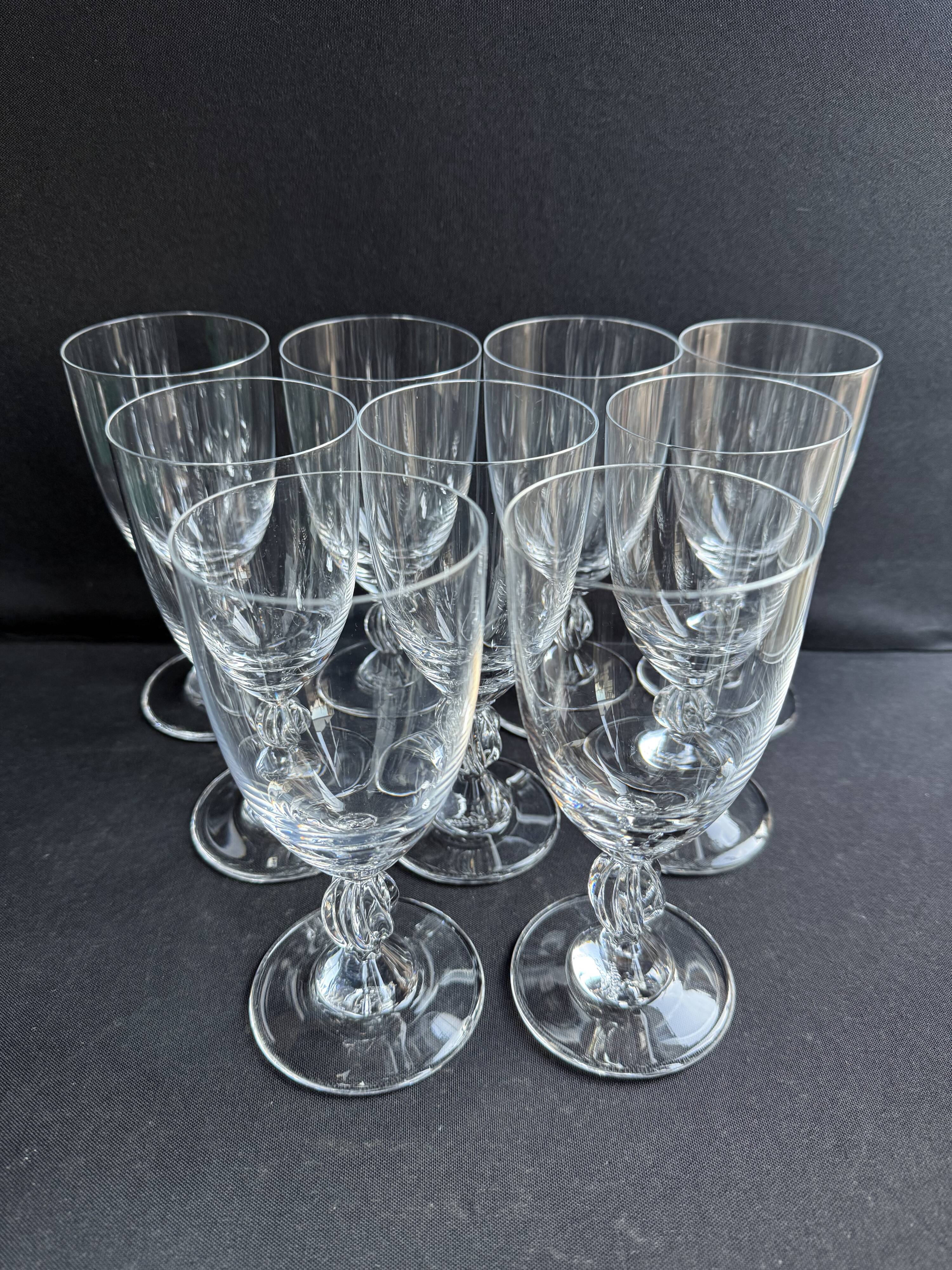 9 Verres Fréjus n°4 by Lalique France