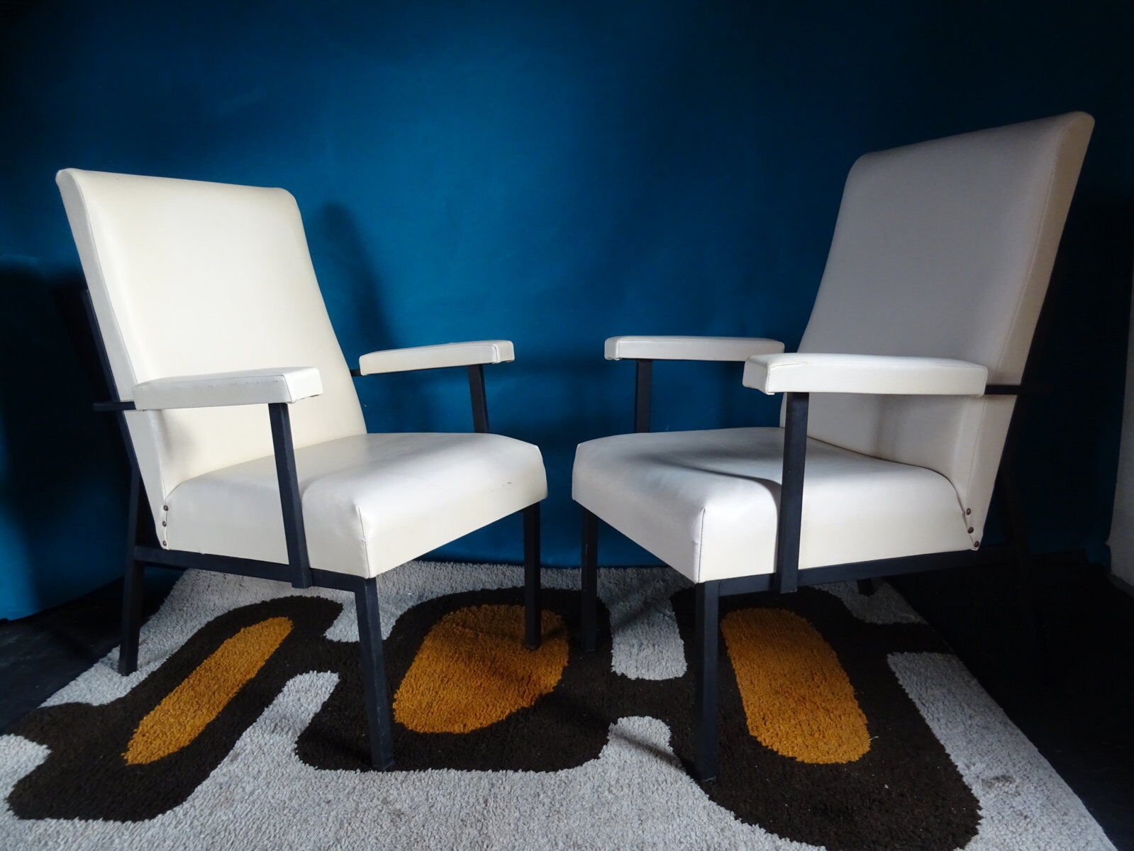 Pair of modernist armchairs