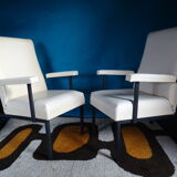 Pair of modernist armchairs