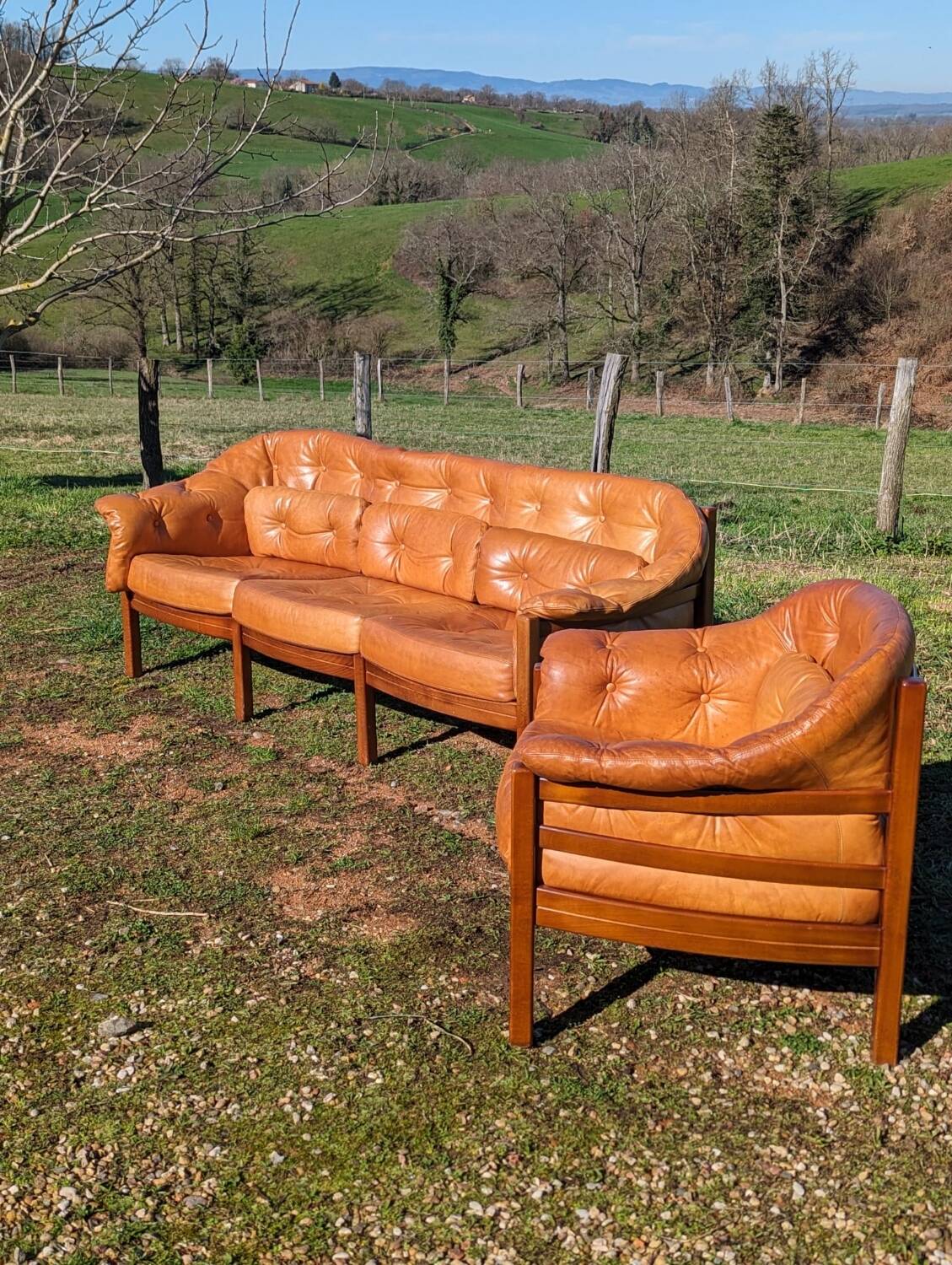 Arne Norell sofa and armchair