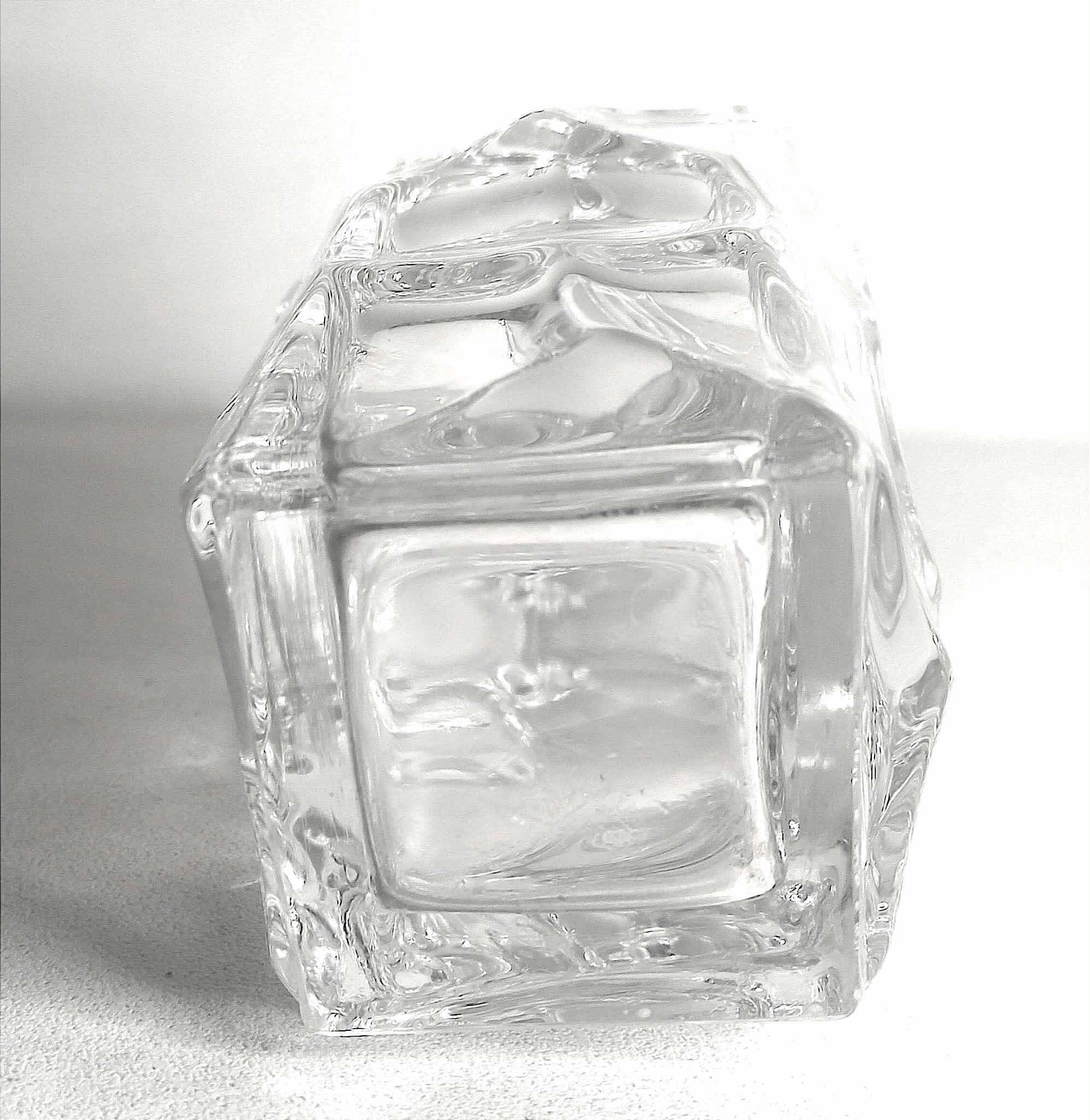 Crystal vase from Vannes, 1950s, height 21 cm.