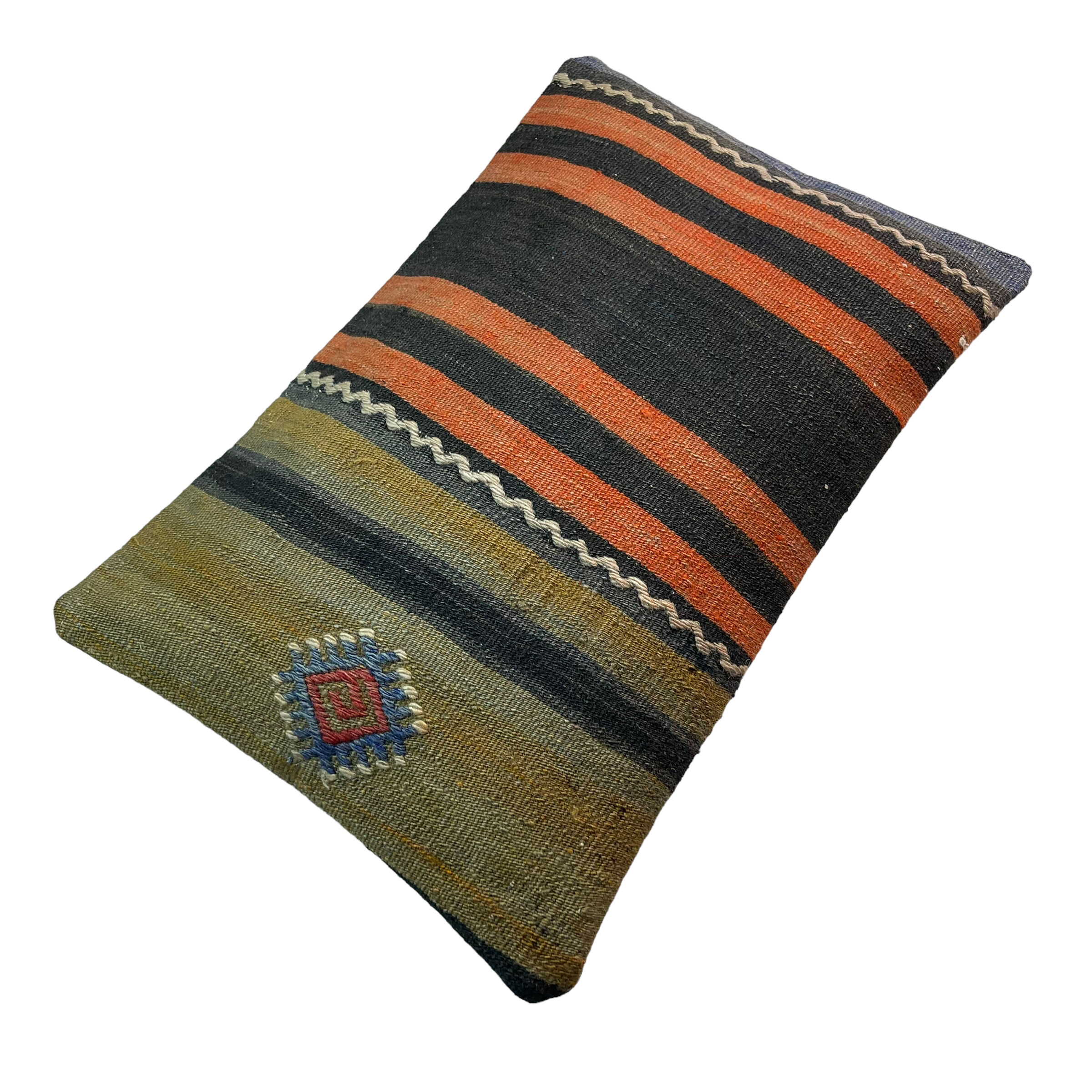 Vintage turkish kilim cushion cover