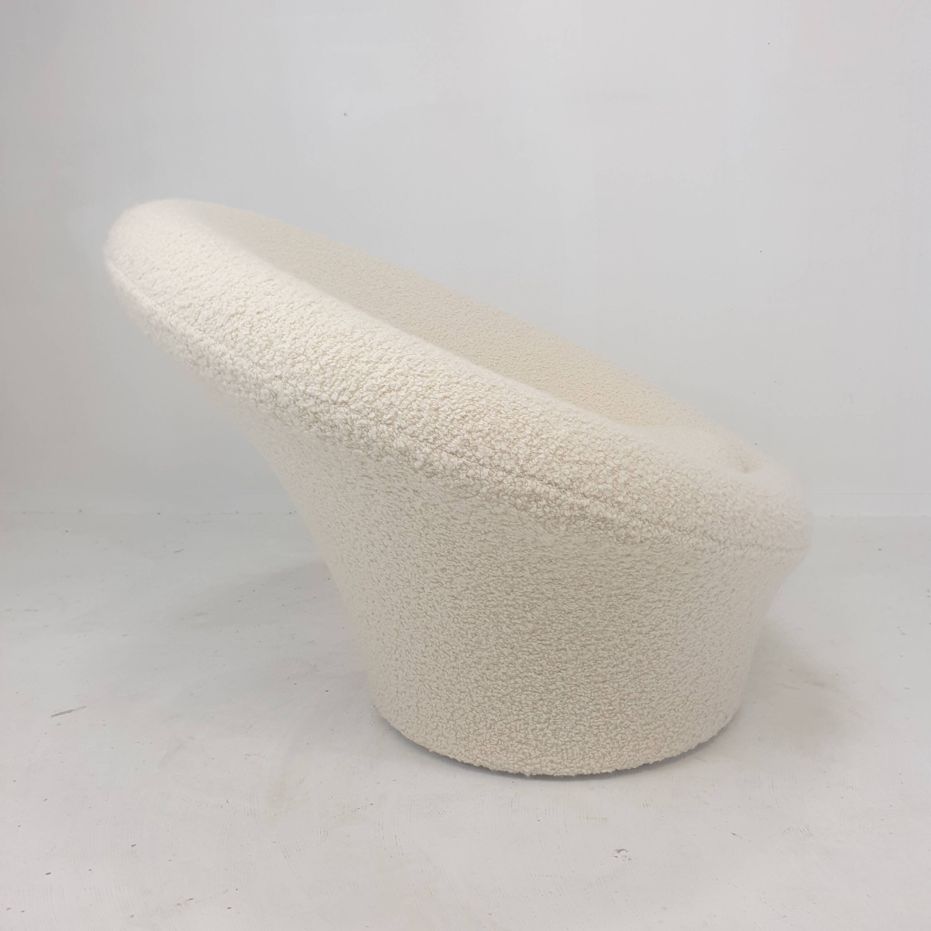 "Big Mushroom" Armchair and Pouf by Pierre Paulin for Artifort