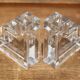 Pair of Wilber Elm Pristine Table Architecture candle holders, MMA Metropolitan Museum of Art