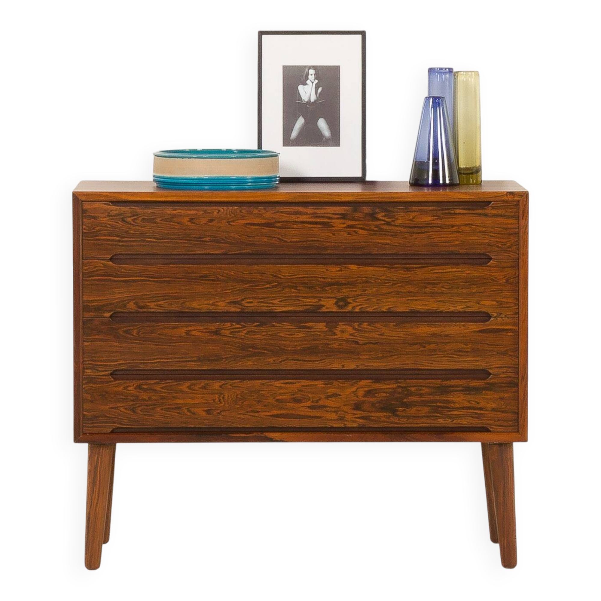 Scandinavian minimalist rosewood chest