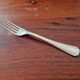 Christofle - Boréal model dessert fork in silver-plated metal