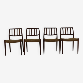 Danish design dining chairs by Niels O. Møller